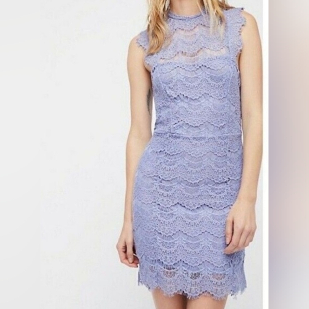 🌼B2G1🌼 Free People Lace Mini Dress - Lavender